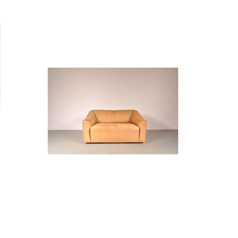 Canapé vintage DS47 pour de Sede en cuir beige 1960