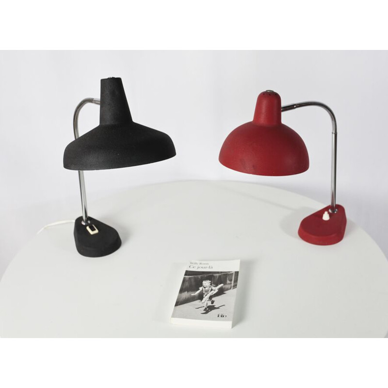 Paire de lampes vintage France 1950s