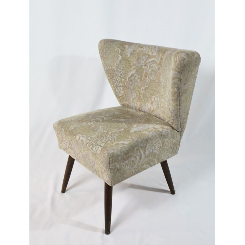 Vintage armchair cocktail beige France 1960s