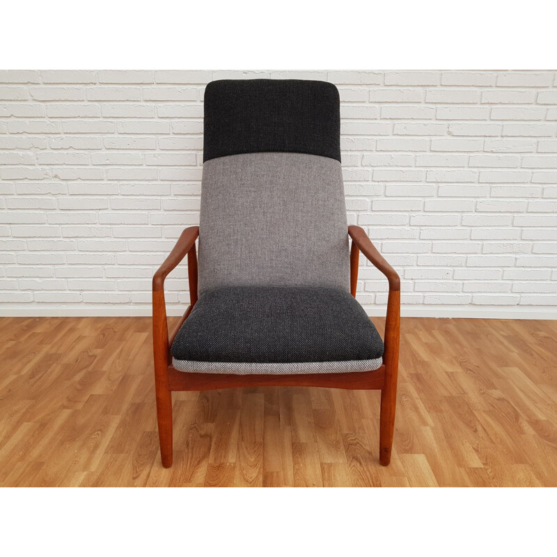 Vintage lounge chair in teak by Søren J. Ladefoged & Søn 1960s