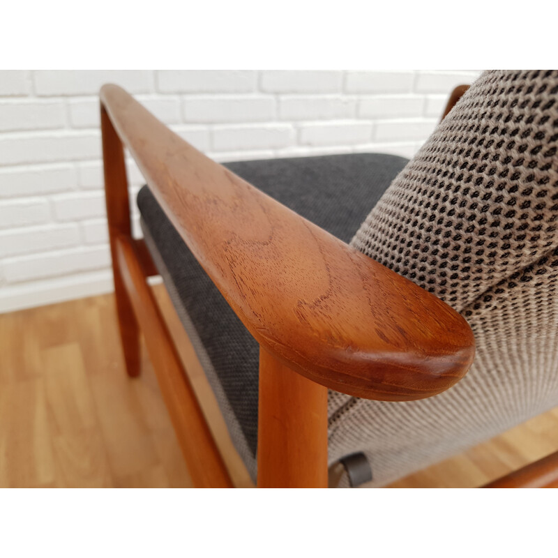 Vintage lounge chair in teak by Søren J. Ladefoged & Søn 1960s