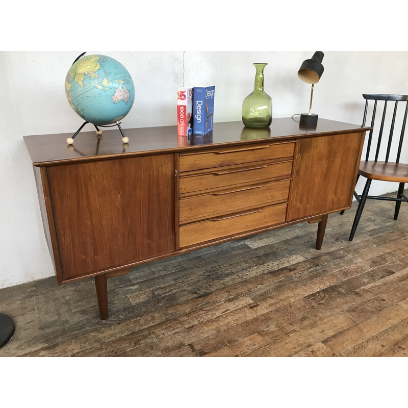 Vintage Scandinavian teak sideboard