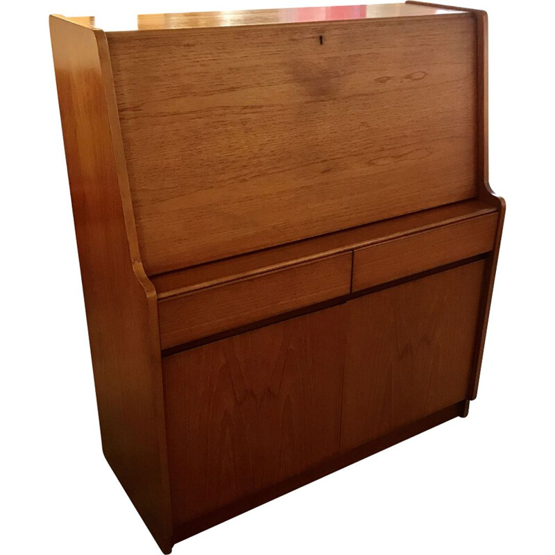 Vintage teak Secretary for REMPLOY