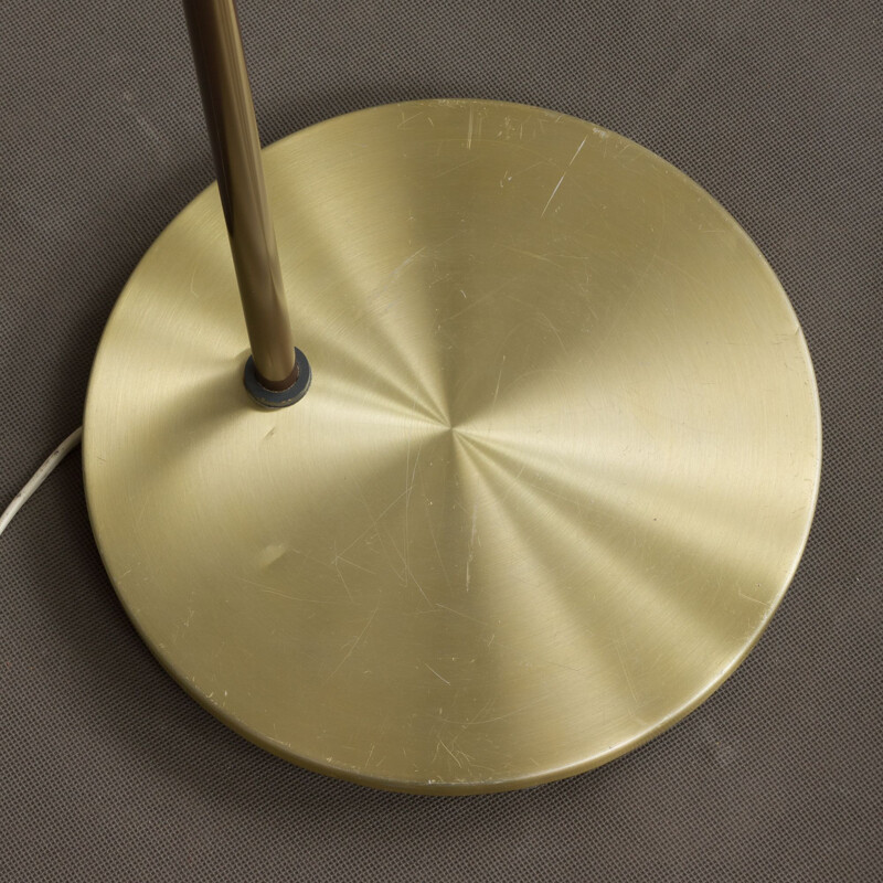 Vintage floor lamp for Fog & Mørup in brass and metal 1960