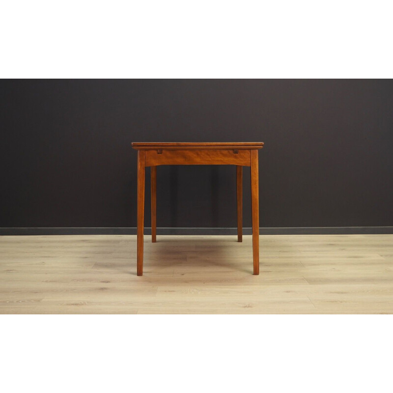 Vintage danish table in walnut 1960