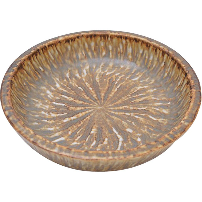 Vintage stoneware bowl by Gunnar Nylund for Rörstrand, Sweden