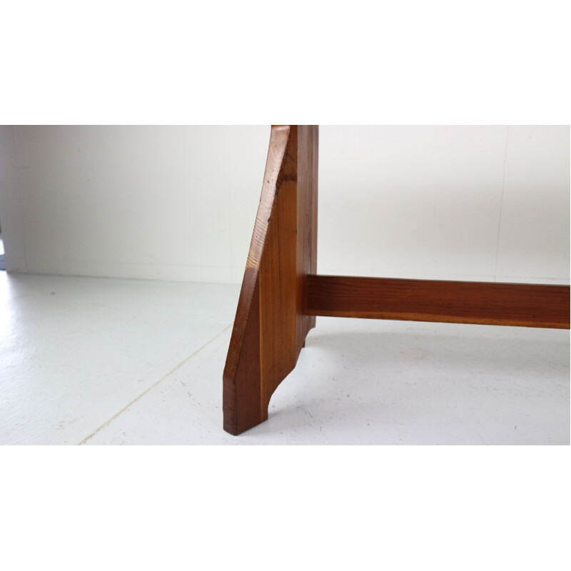 Vintage dining table in pine by Jacob Kielland Brandt for Christiansen Denmark 1960s