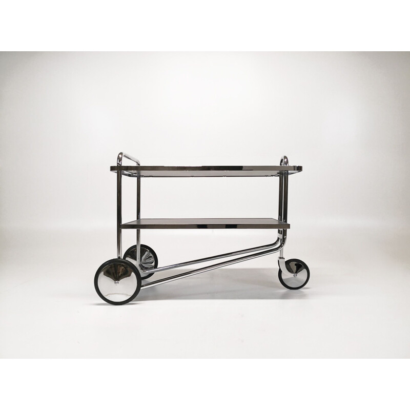 BR49 vintage steel trolley by Marcel Breuer for Alivar