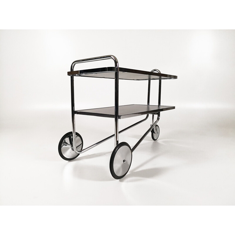 BR49 vintage steel trolley by Marcel Breuer for Alivar