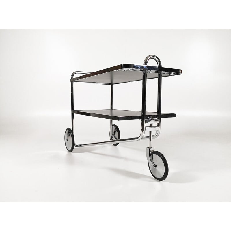 BR49 vintage steel trolley by Marcel Breuer for Alivar