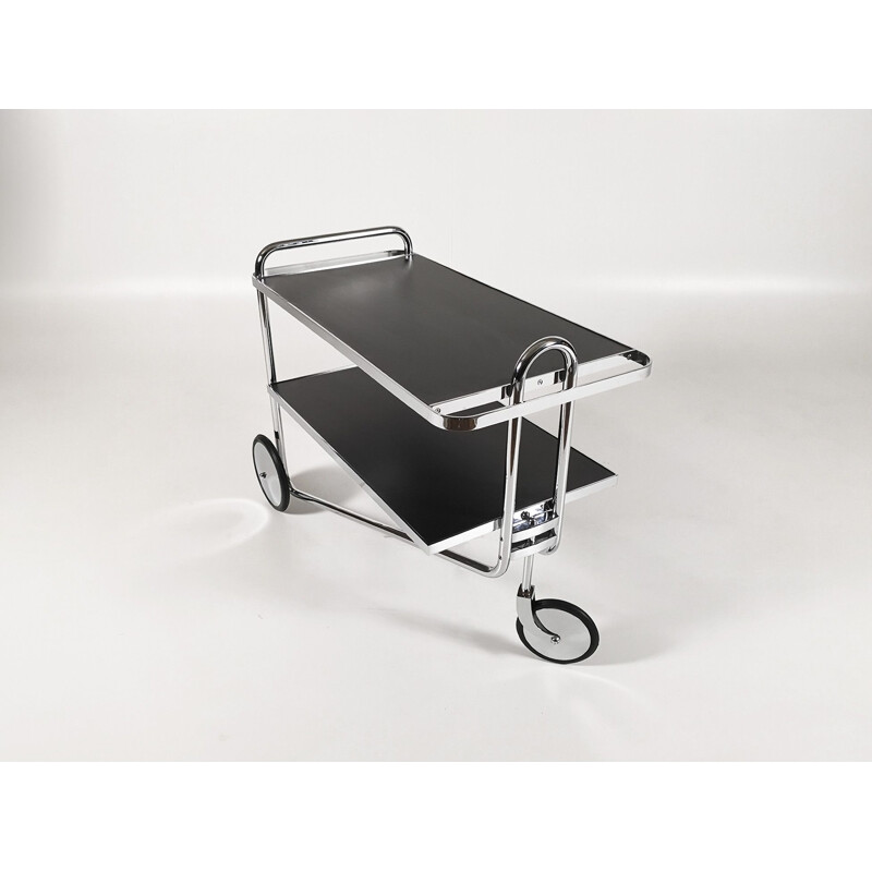 BR49 vintage steel trolley by Marcel Breuer for Alivar