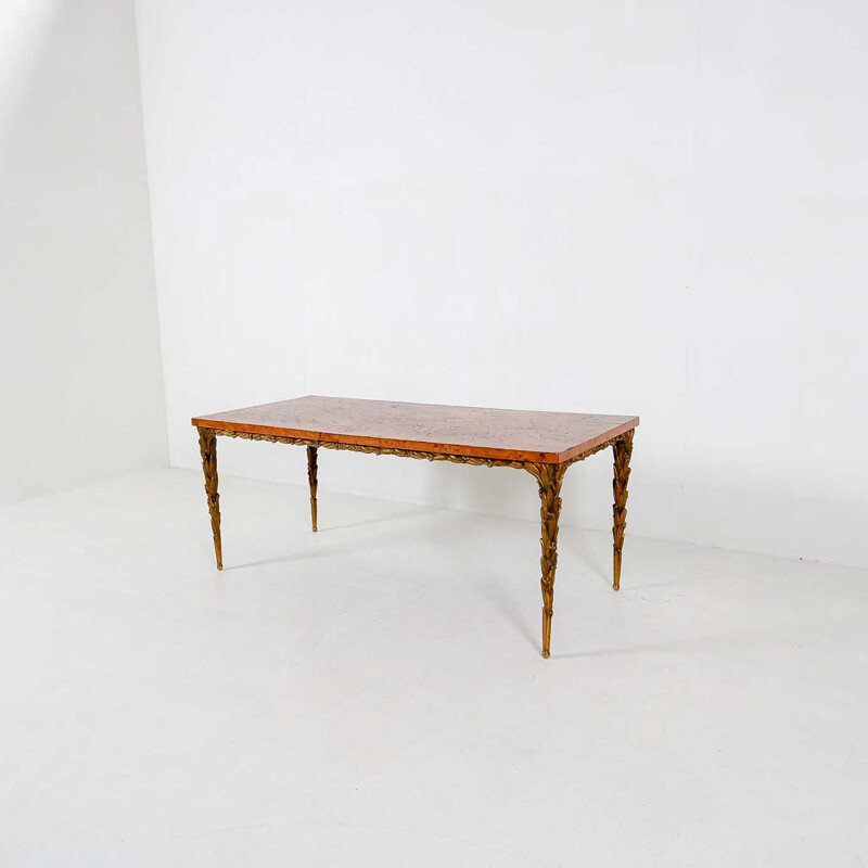 Vintage coffee table from Maison Bagues 1970