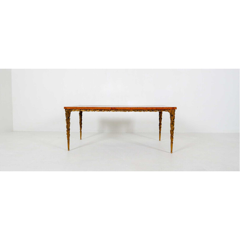Vintage coffee table from Maison Bagues 1970