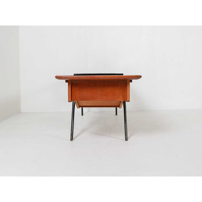 Vintage coffee table in rosewood by Alfred Hendrickx 1957