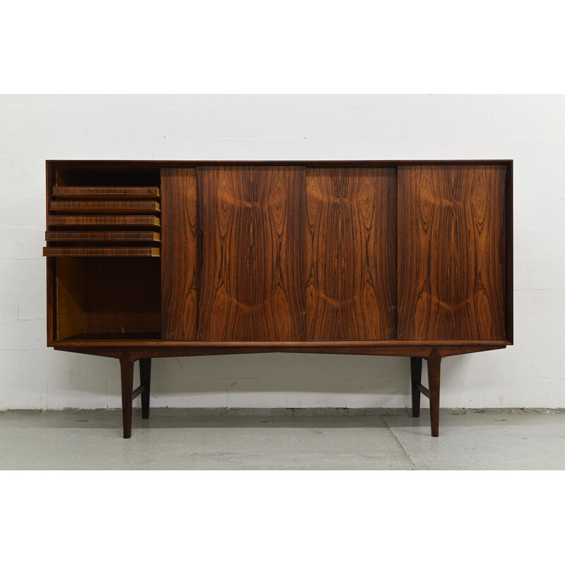 Vintage danish sideboard for Knud Nielsen in rosewood 1960