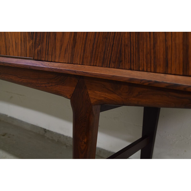 Vintage danish sideboard for Knud Nielsen in rosewood 1960