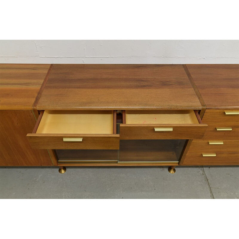 Vintage sideboard in walnut by A.A.Patijn for Zijlstra Joure 1960s