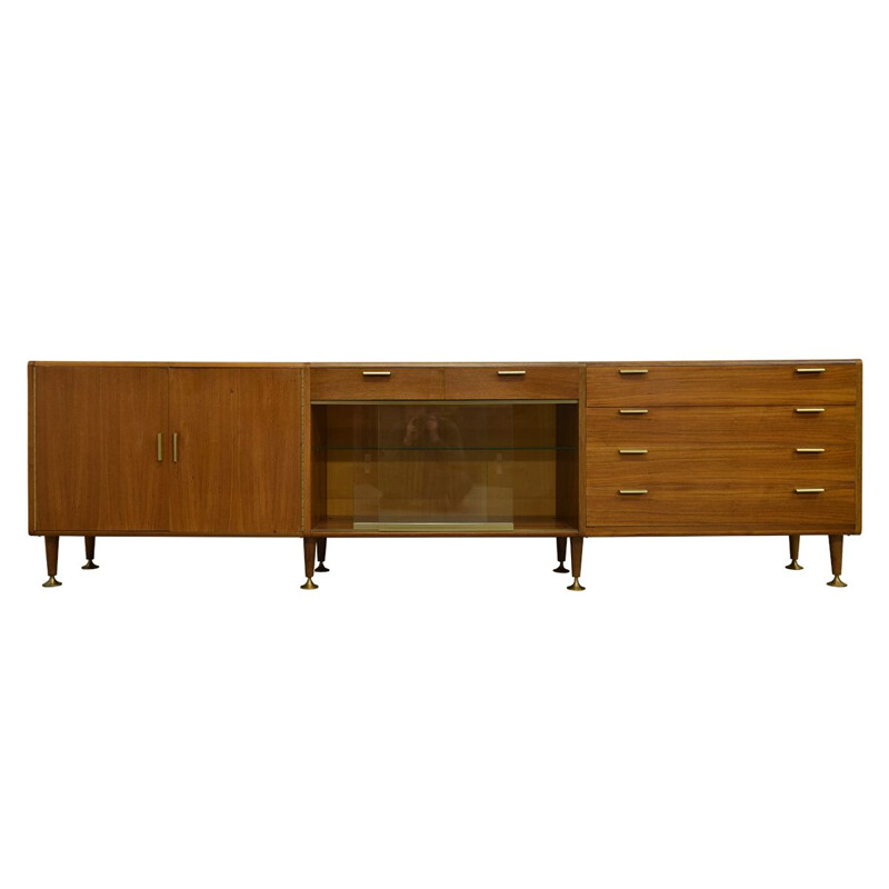 Vintage sideboard in walnut by A.A.Patijn for Zijlstra Joure 1960s