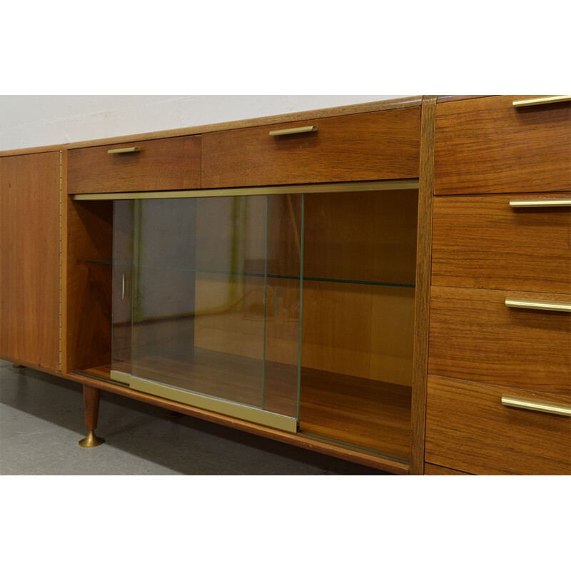 Vintage sideboard in walnut by A.A.Patijn for Zijlstra Joure 1960s