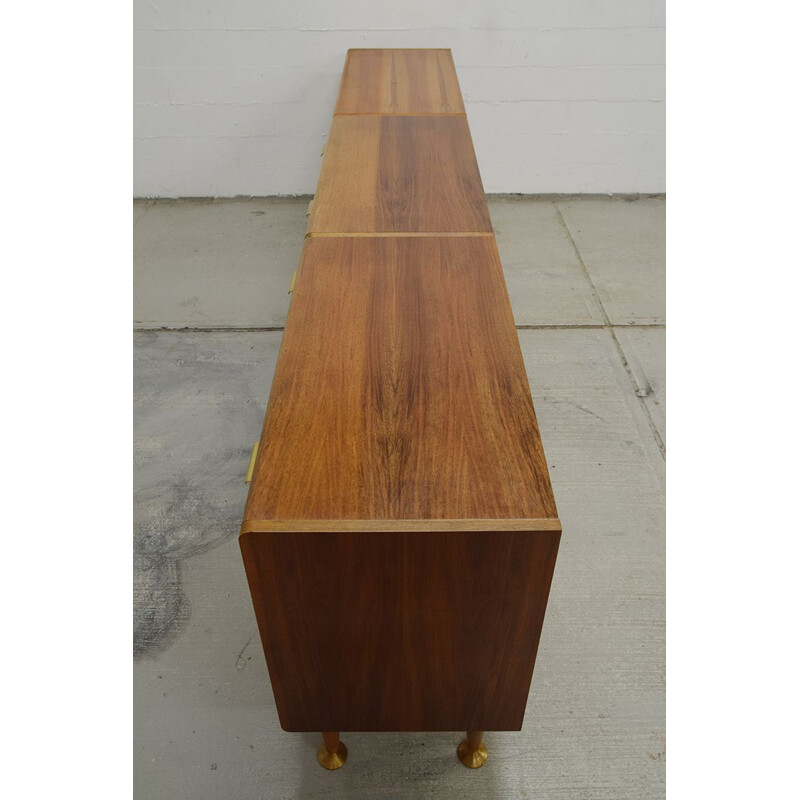 Vintage sideboard in walnut by A.A.Patijn for Zijlstra Joure 1960s