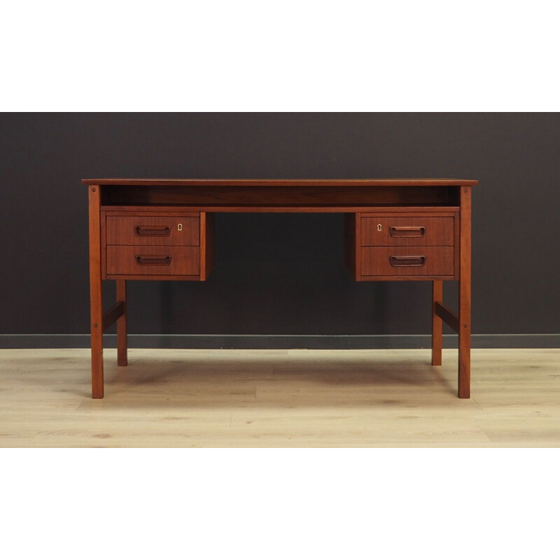 Vintage desk in teak Denmark 1960-70s