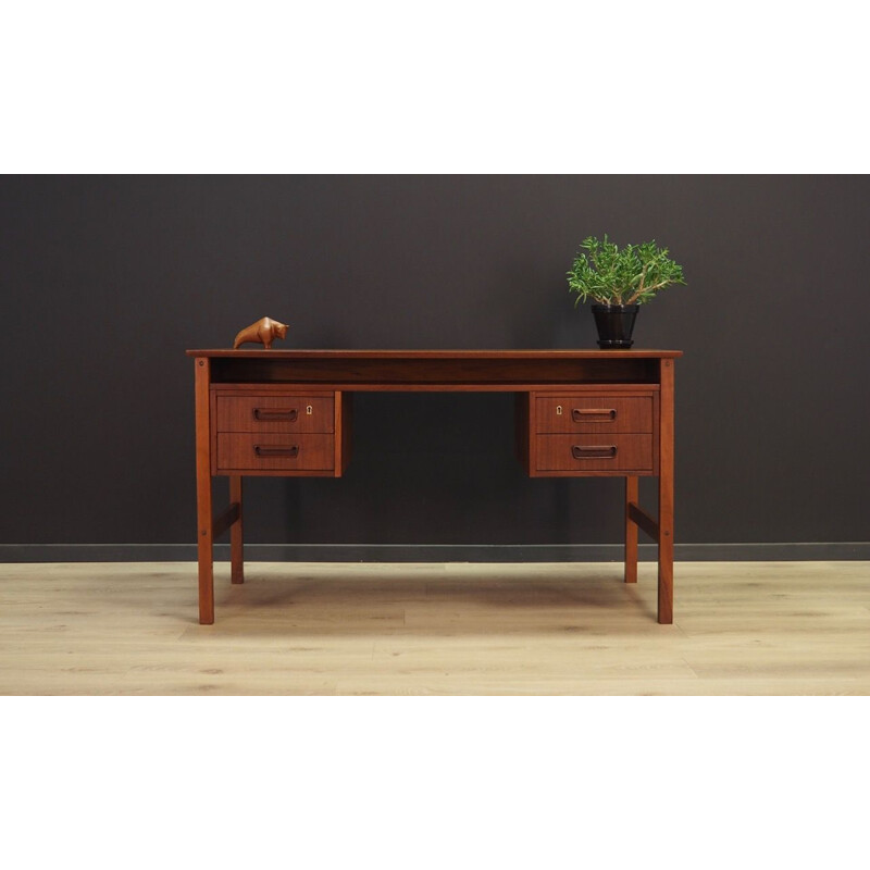 Vintage desk in teak Denmark 1960-70s