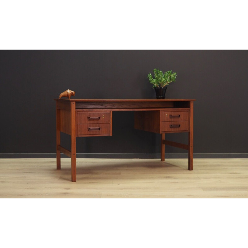 Vintage desk in teak Denmark 1960-70s