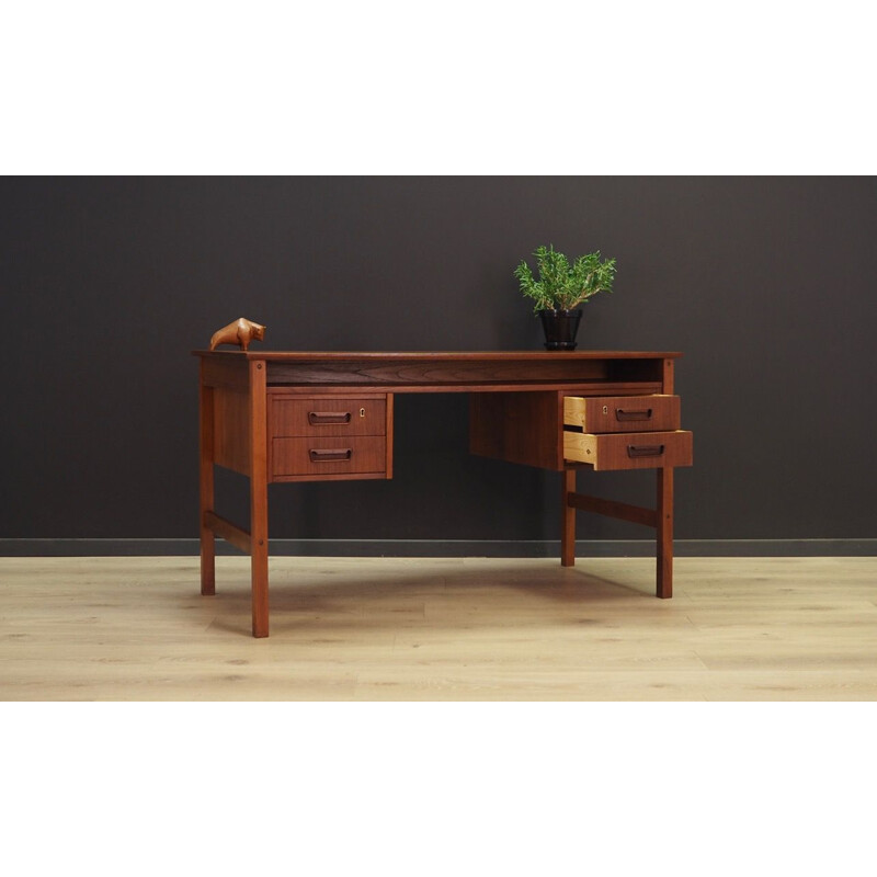 Vintage desk in teak Denmark 1960-70s