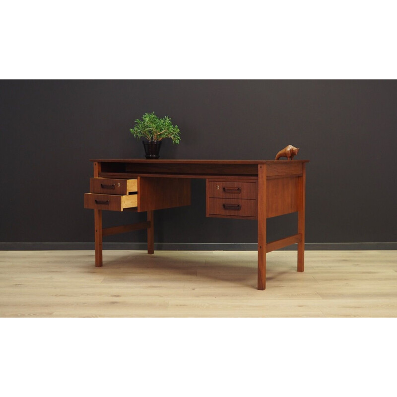 Vintage desk in teak Denmark 1960-70s