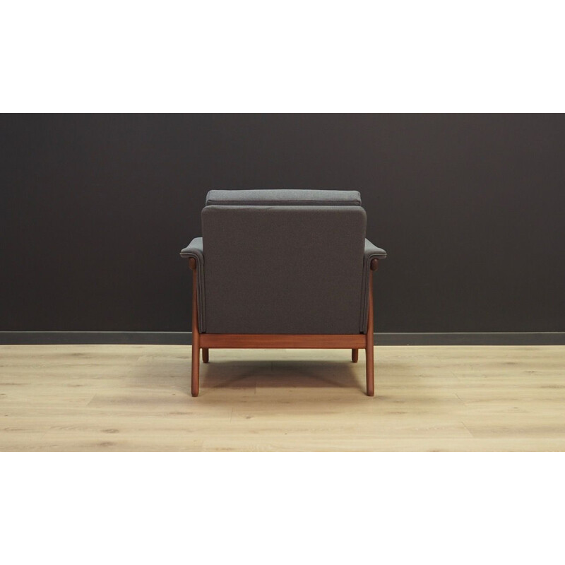 Vintage armchair grey Denmark 1960-70s