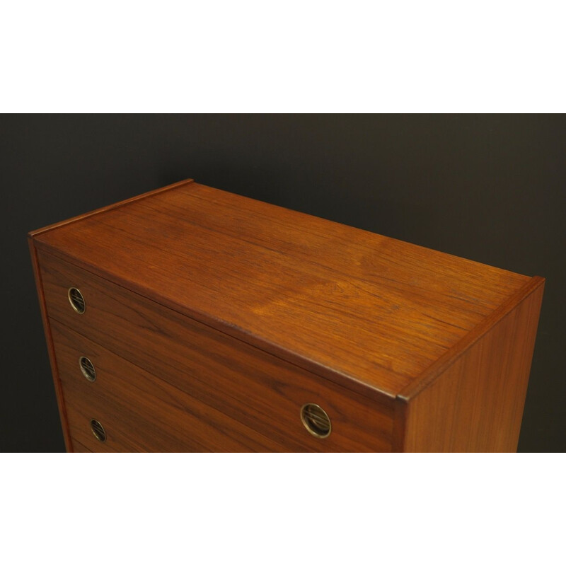 Vintage chest of drawers in rosewood Scandinavian 1960-70s