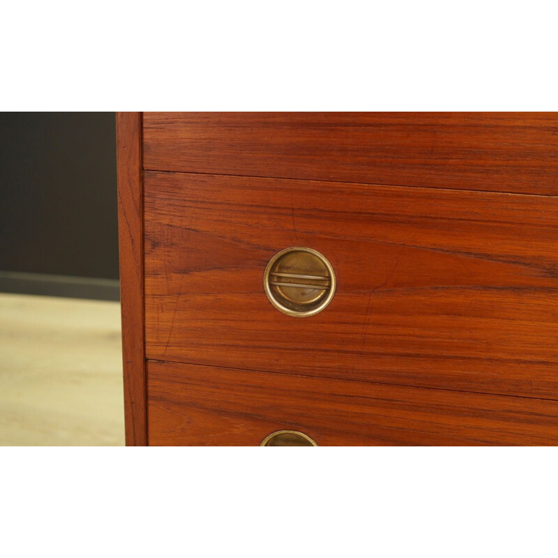 Vintage chest of drawers in rosewood Scandinavian 1960-70s