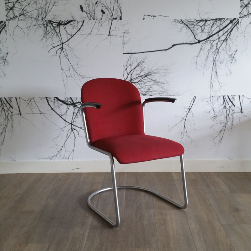 Vintage armchair model 413 by Willem Hendrik Gispen for Gispen, 1960s