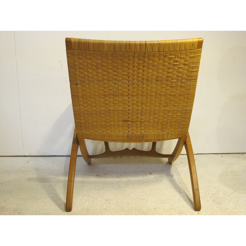 JH512 folding chair in oak and cane, Hans WEGNER - 1949