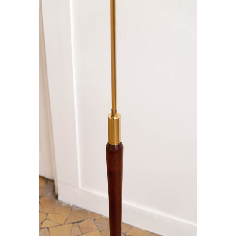 Vintage floor lamp in teak from the 60s