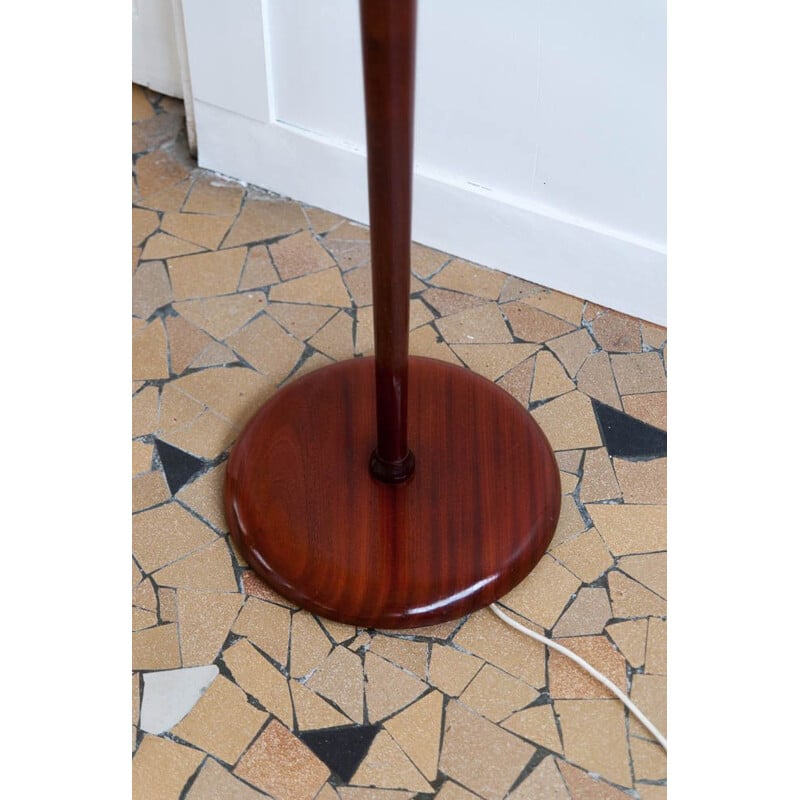 Vintage floor lamp in teak from the 60s