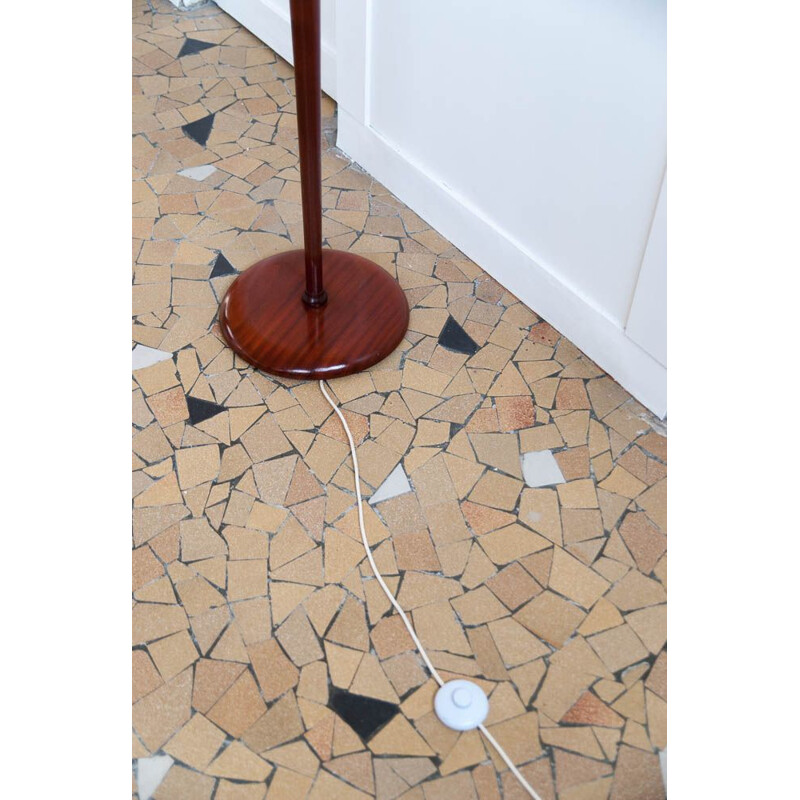 Vintage floor lamp in teak from the 60s