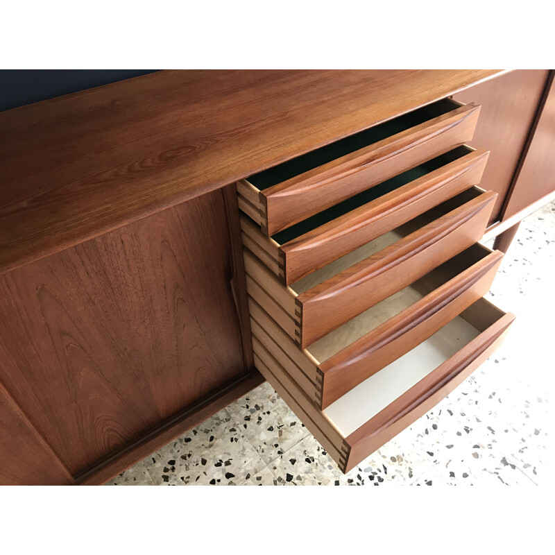 Vintage sideboard in teak by Arne Vodder,1960 