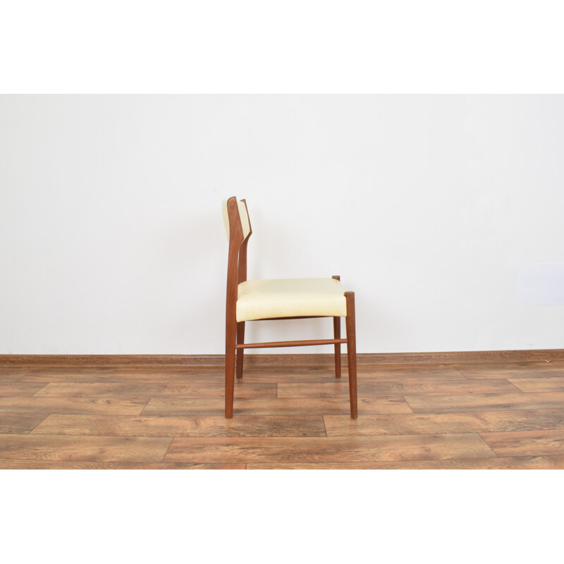 Vintage set of 4 Danish dining chairs in teak,1960