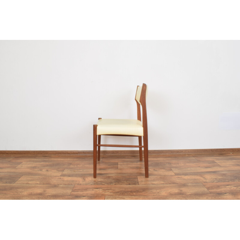 Vintage set of 4 Danish dining chairs in teak,1960