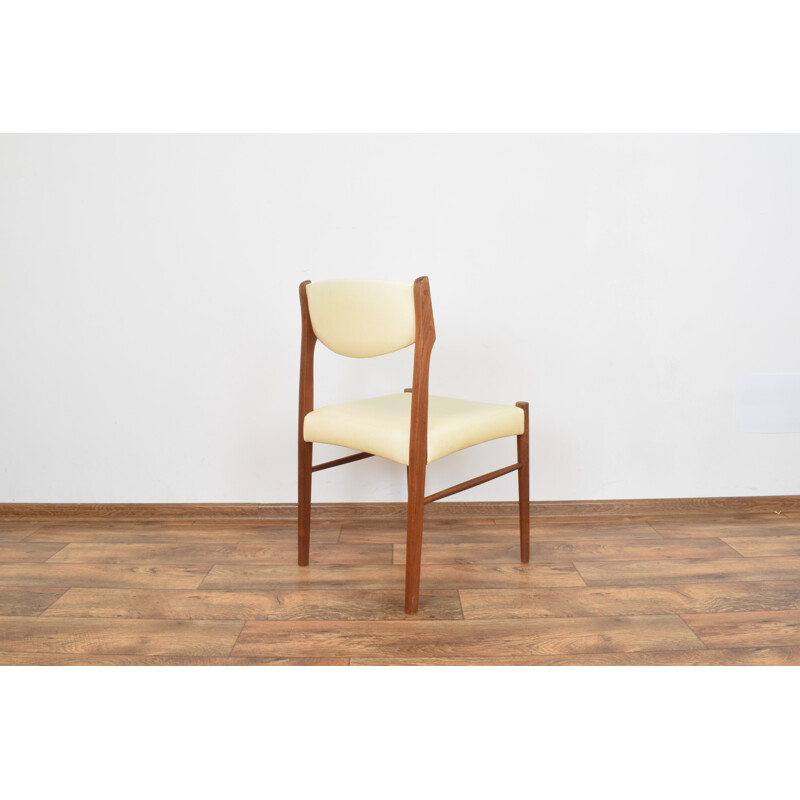 Vintage set of 4 Danish dining chairs in teak,1960