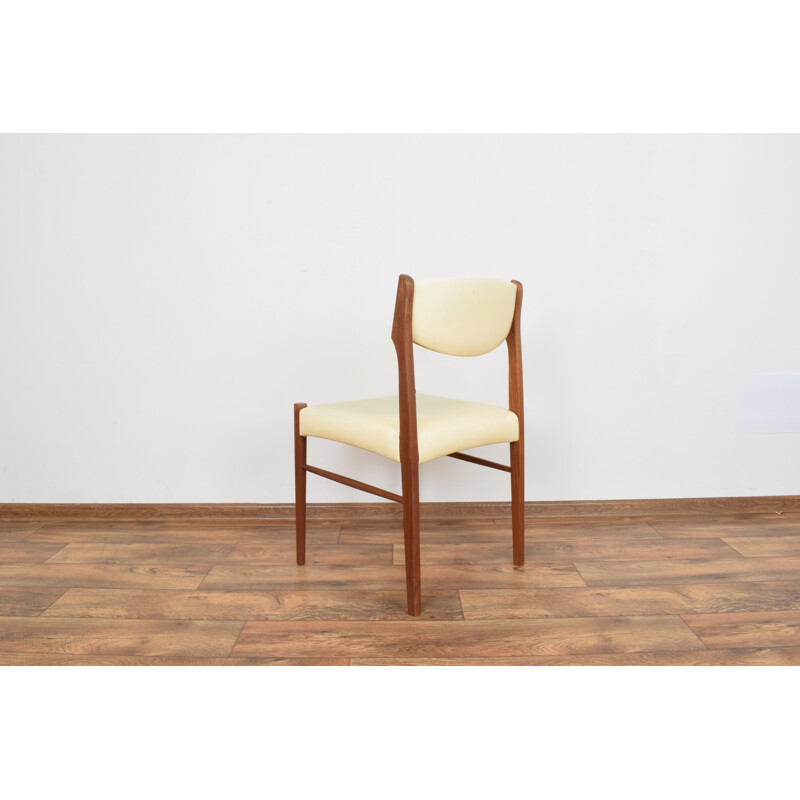 Vintage set of 4 Danish dining chairs in teak,1960