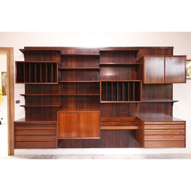 Vintage modular bookcase in rosewood by Poul Cadovius,1960