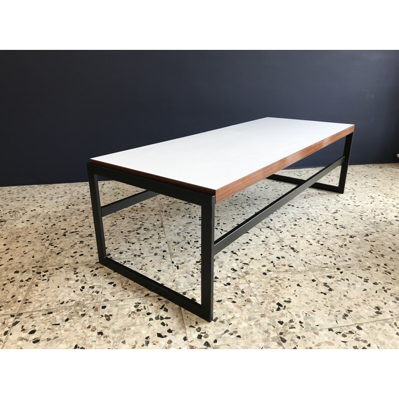 Idealheim reversible vintage coffee table by Dieter Waeckerlin, Switzerland 1950