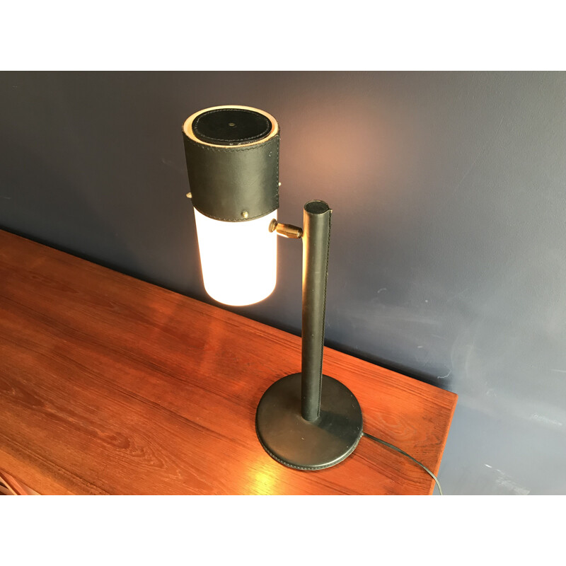 Vintage table lamp by Jaques Adnet