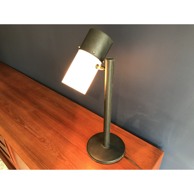 Vintage table lamp by Jaques Adnet