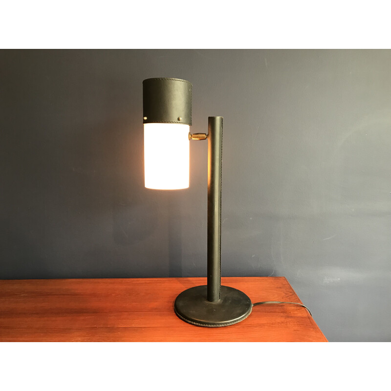 Vintage table lamp by Jaques Adnet