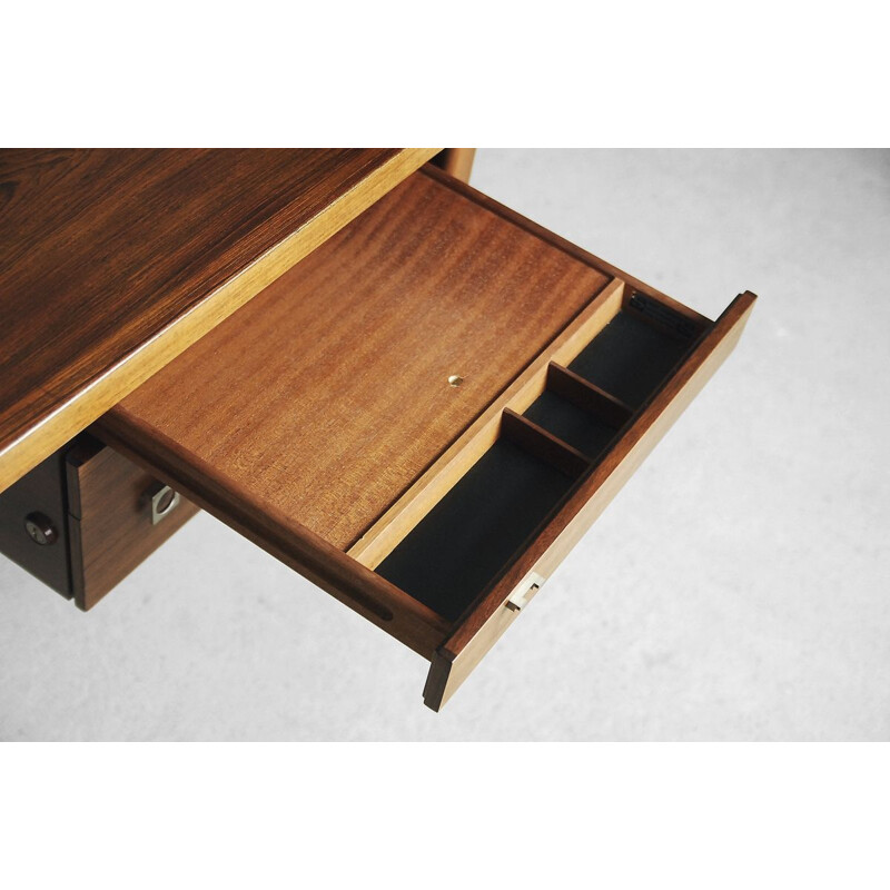 Vintage rosewood desk by Arne Vodder for Sibast 1960s