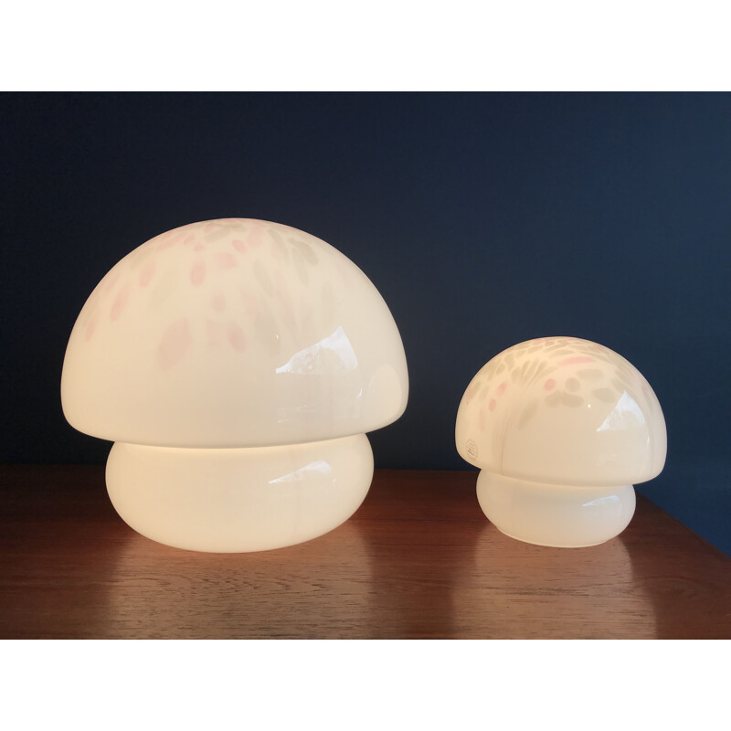 Pair of Murano glass lamps by Gino Vistosi 1970