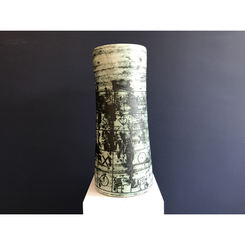 Large vintage vase by Jaques Blin 1950s